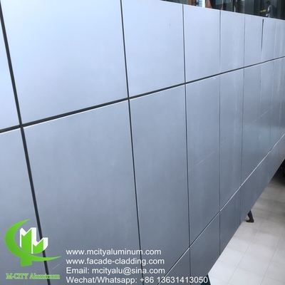 rivestimento per pareti di pannelli di alluminio metallici rivestiti in polvere di pannelli di alluminio massicci per esterni