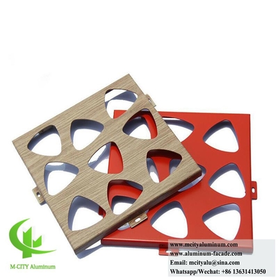 Dimensioni personalizzate Specifiche Forme e colori per pannelli di facciata in alluminio perforato per rivestimenti architettonici