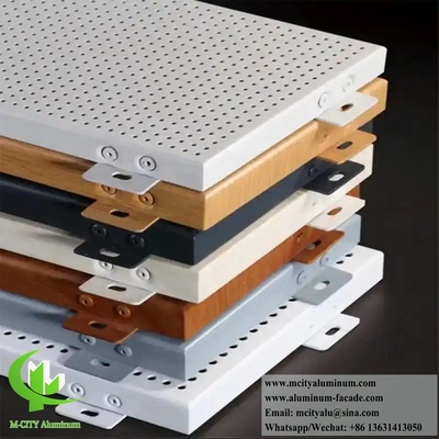 Dimensioni personalizzate Specifiche Forme e colori per pannelli di facciata in alluminio perforato per rivestimenti architettonici