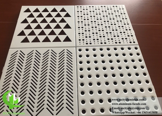 Rivestimento di facciata in alluminio personalizzabile per qualsiasi edificio Progettazione 3D Perforazione Incisione CNC Più