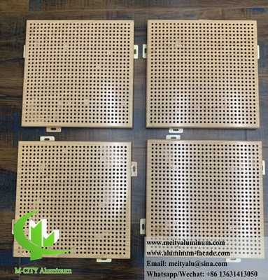 Facile installazione di una facciata di alluminio perforato per la progettazione di edifici moderni con pannelli incisi CNC