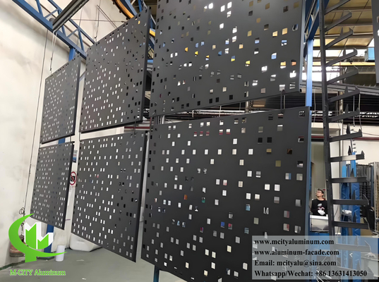 Facile installazione di rivestimenti in alluminio con pannelli incisi CNC per la progettazione moderna degli edifici