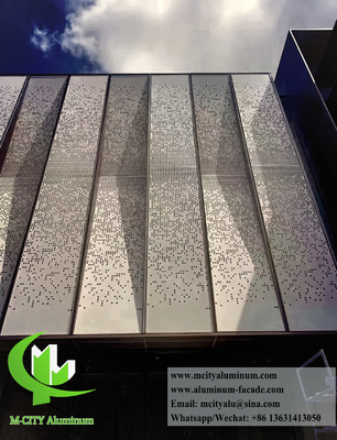 Perforazione di facciate metalliche rivestimento di pareti pannelli di alluminio lamiera PVDF rivestimento
