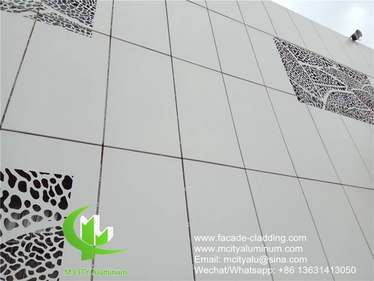 AUDI TERMINAL facciata pannello di alluminio metallo rivestimento della parete perforata
