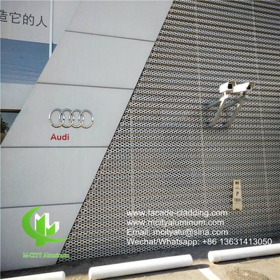 AUDI TERMINAL facciata pannello di alluminio metallo rivestimento della parete perforata