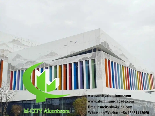 Decorazione della facciata architettonica in metallo 3 mm di spessore