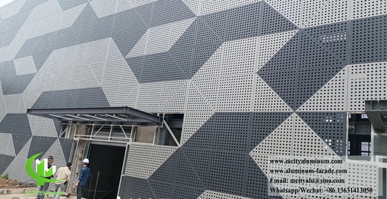 Colori e finiture personalizzabili per pannelli di alluminio per la decorazione degli edifici