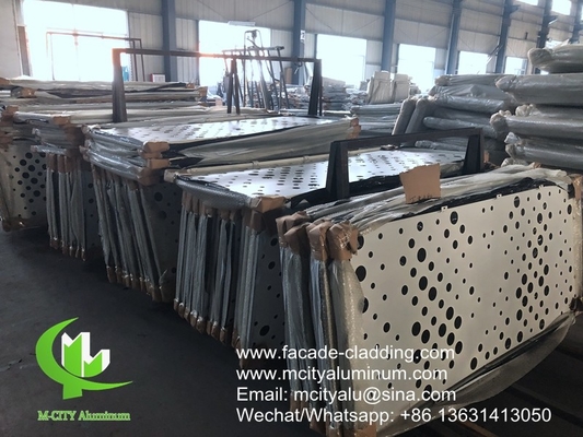 rivestimento di facciata in lamiera di alluminio metallico per rivestimento esterno di facciata