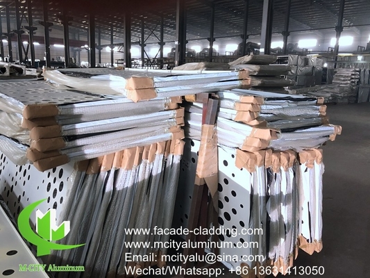 rivestimento di facciata in lamiera di alluminio metallico per rivestimento esterno di facciata