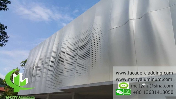 Fogli di rivestimento in alluminio per facciate architettoniche
