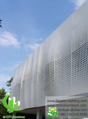 Fogli di rivestimento in alluminio per facciate architettoniche