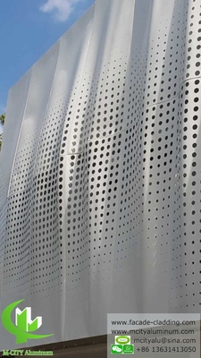 Fogli di rivestimento in alluminio per facciate architettoniche