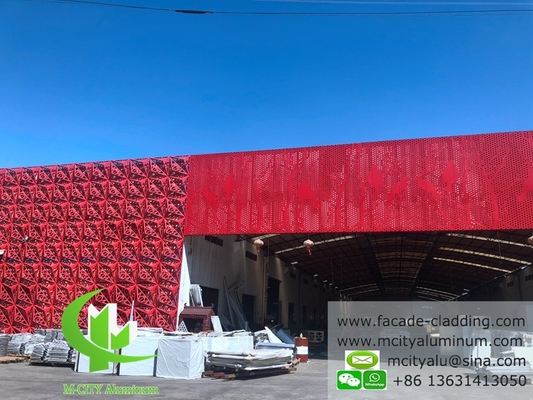 Pannello di alluminio 3D per rivestimento di facciata