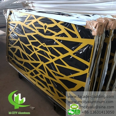 pannello di intaglio CNC pannello di alluminio fluorocarburo perforato pannello di muro di tenda pannello di alluminio per rivestimento di facciata