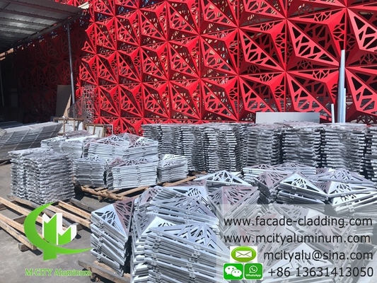 Pannello di alluminio 3D per rivestimento di facciata
