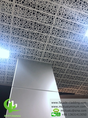 Rivestimento della facciata in alluminio in foglio di alluminio con rivestimento in polvere di PVDF bianco