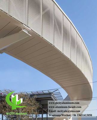 Rete di alluminio espanso per decorazione edilizia spessore 3mm