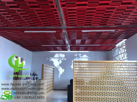 pannello di alluminio perforato per la decorazione del soffitto