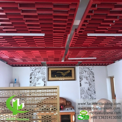 pannello di alluminio perforato per la decorazione del soffitto