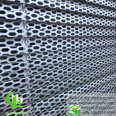 Architettura pannello di perforazione per facciata dell'edificio rivestito per AUDI TERMINAL FACADE