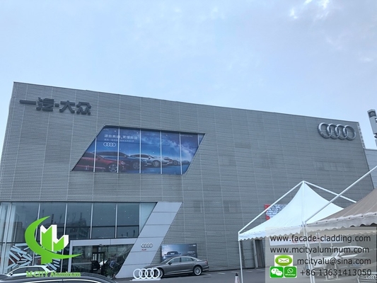 Metallo Perforato di alluminio facciata parete rivestimento muro tenda di metallo