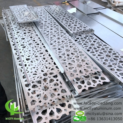 Taglio laser decorativo Pannello di alluminio per rivestimento di facciate di edifici