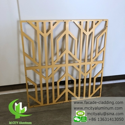Taglio laser decorativo Pannello di alluminio per rivestimento di facciate di edifici