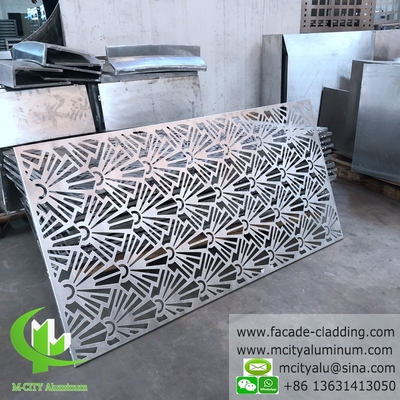 Taglio laser decorativo Pannello di alluminio per rivestimento di facciate di edifici