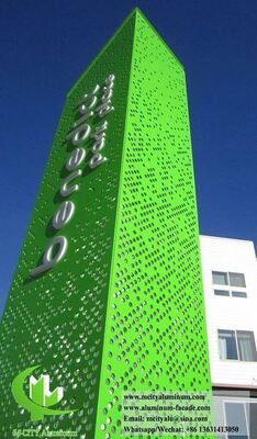 Sistemi per facciate in alluminio 3003 architettoniche Pannelli su misura fabbricati in fabbrica per esterni moderni