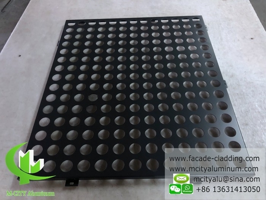 pannello di alluminio solido per facciata in polvere rivestito in grigio spessore 3 mm
