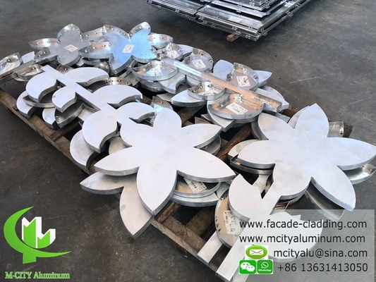 Fassata di alluminio perforato per rivestimenti murali con rivestimento in polvere esterno