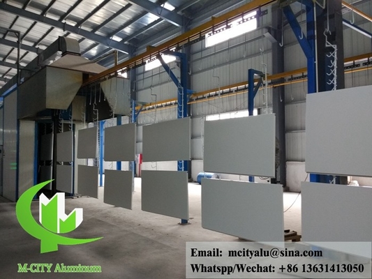 Architettura facciata alluminio PVDF Finish pannello di alluminio solido