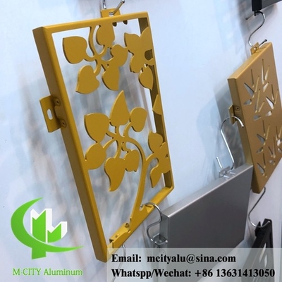 Legno di metallo tagliato al laser, rivestimento in alluminio e facciata in polvere, rivestiti di 3 mm