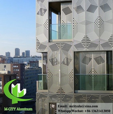 Architettura pannello di perforazione per facciata dell'edificio rivestito per AUDI TERMINAL FACADE