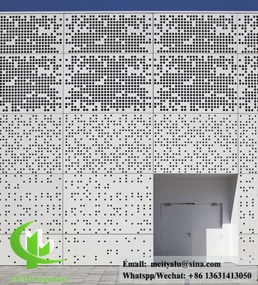 Fogli perforati di alluminio per facciate per rivestimenti di edifici