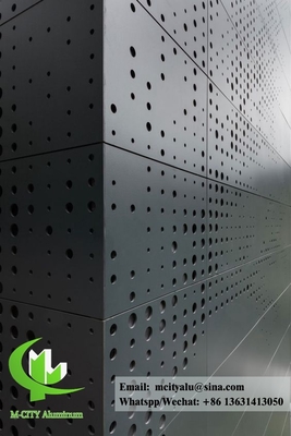 pannelli metallici di alluminio perforati a taglio laser