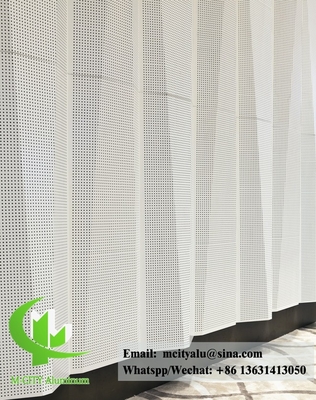 pannello di alluminio metallico lasciare forma per il rivestimento degli edifici con colore oro