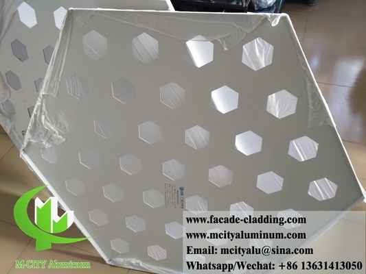 pannello di alluminio metallico per facciata a pareti tenda PPG