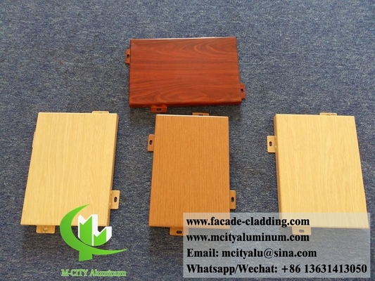 rivestimento in alluminio per facciate metalliche, rivestito in polvere