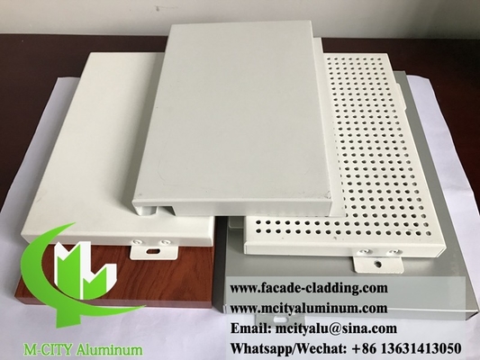 rivestimento in alluminio per facciate metalliche, rivestito in polvere