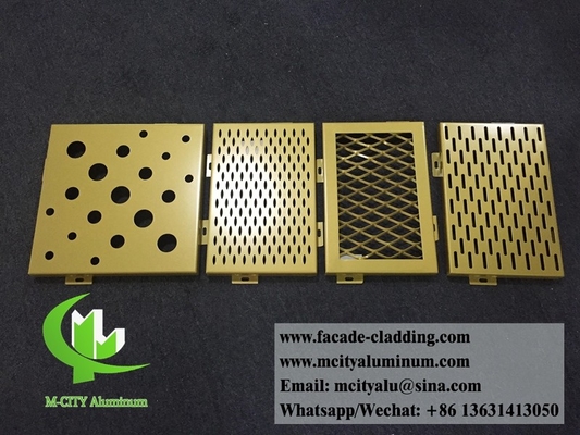 rivestimento in alluminio per facciate metalliche, rivestito in polvere