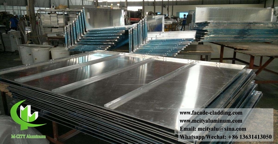 Fassata metallica Pannello di rivestimento in alluminio spessore 3 mm per la decorazione della facciata della parete tenda