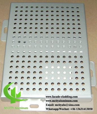 pannello di alluminio metallico per rivestimento di facciata finitura durevole akzo nobel in polvere