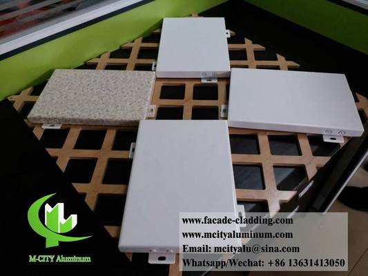 pannello di alluminio metallico per rivestimento di facciata finitura durevole akzo nobel in polvere