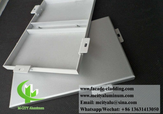 rivestimento in alluminio per facciate metalliche, rivestito in polvere