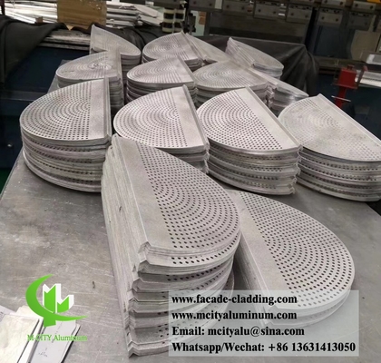Carta perforata di alluminio per rivestimento di facciata schermo per la privacy in giardino con taglio laser di spessore 2 mm