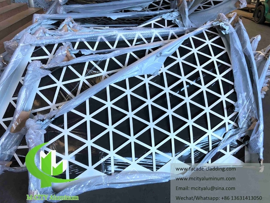 pannelli di taglio CNC metallici, pannelli di fluorocarburo di alluminio, per il rivestimento delle facciate
