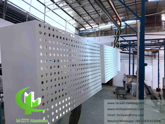 pannelli di taglio CNC metallici, pannelli di fluorocarburo di alluminio, per il rivestimento delle facciate
