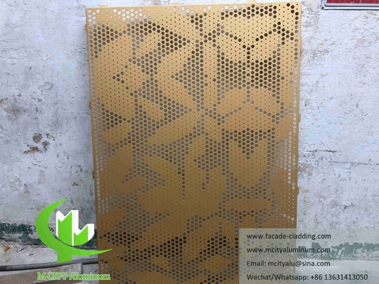 Produttore di pannelli perforati per rivestimenti di facciate di alluminio per esterni architettonici