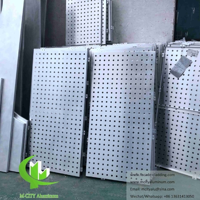 Esterno Faccata di alluminio in taglio laser per rivestimenti murali